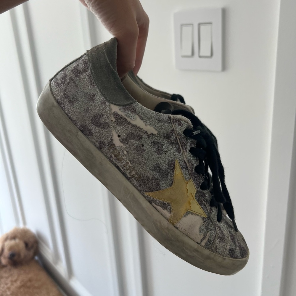 Golden Goose Camouflage Sneakers size 37 worn
